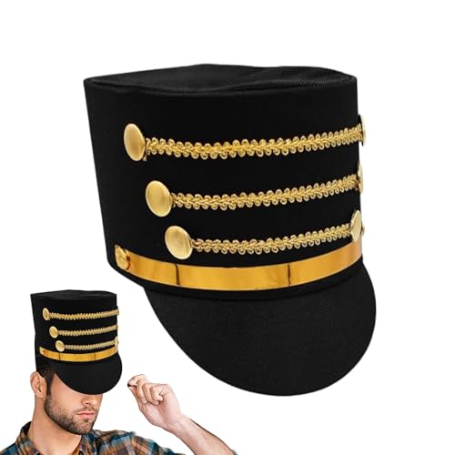 nussknackers-hut Für Erwachsene, nussknackers-Cosplay-Hut, Soldat Band Major Cosplay Accessoire Hut, Verkleidung Fasching Karneval Mottoparty Soldat Hut Accessoires, Für Erwachsene, Jugendliche von Dopsyesn