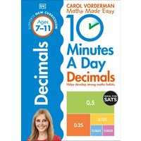 10 Minutes A Day Decimals, Ages 7-11 (Key Stage 2) von Dorling Kindersley Travel & Learning