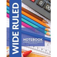 Wide Ruled Notebook - 5 Subject For Students von Dot Edu