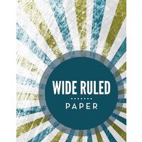 Wide Ruled Paper von Dot Edu