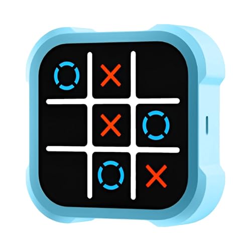 2 Stück tic-tac-Toe Spiel, 3 in 1 Puzzlespielkonsole, Tragbare Fidget Spielzeug, Brettspiel Familie ab3 4 5 6 Jahre Lernspielzeug Reisespiel für Kinder von Dottduya