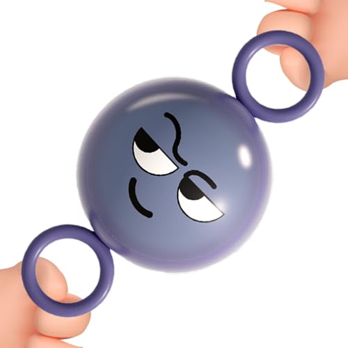 Ball mit Schnur für Kinder,Ball an einer Schnur für Kinder,Handübungsbälle für Kinder - Schwungrad-Spin-Fidget-Spielzeug, flexibler blinkender Gyro-Ball, lustiger Seil-Schwungrad-Spinner für Kinder, , von Dottduya