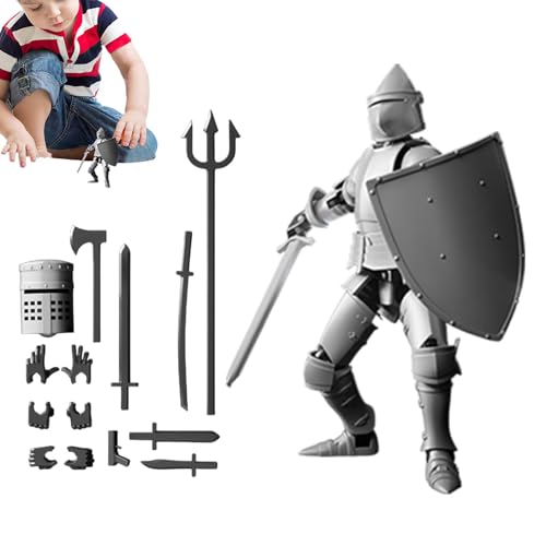 Dottduya 3D-gedruckte Actionfigur,3D-gedruckte Figuren | Spielzeug zum Stressabbau,Mehrgelenkiges Actionfiguren-Spielzeug, mechanisches bewegliches Sammelspielzeug für die Schreibtischdekoration von Dottduya