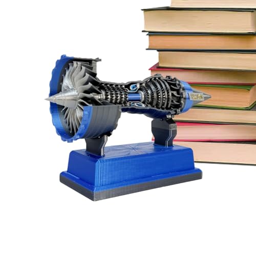 Dottduya Flugzeug Motor Modell - Rotierbares Turbofan Triebwerk Modell | Sammelstück Wissenschaft Spielzeug Lernspielzeug Deko Spielzeug Für Schule Zuhause Mädchen Erwachsene Dottduya Flugzeug Motor Modell - Rotierbares Turbofan Triebwerk Modell | Sammelstück Wissenschaft Spielzeug Lernspielzeug Deko Spielzeug Für Schule Zuhause Mädchen Erwachsene von Dottduya