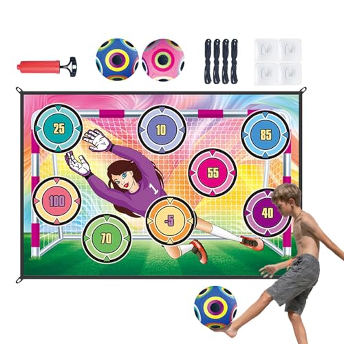 Dottduya Fußballspiel, Fußballspiel für Kleinkinder,Fußball-Shooter-Spielzeugspiel - Fußballspielzeug für 3–8 Jahre alte Mädchen und, Indoor-Outdoor-Hinterhof-Wurf-Fußballtorspiel von Dottduya