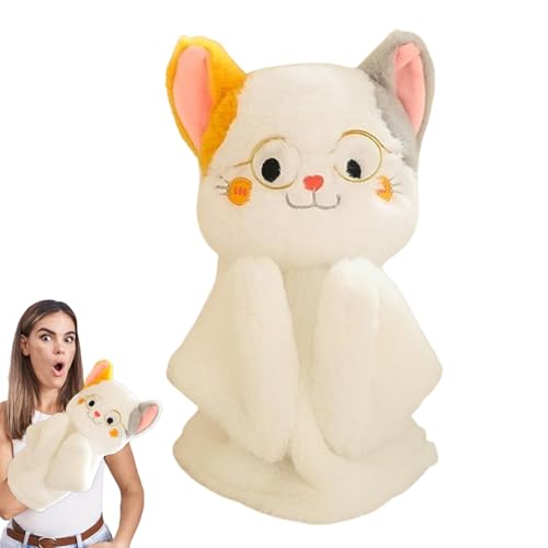 Dottduya Handpuppen für Kinder,Interaktive Handpuppe | Kreative Handpuppe Tierplüsch Boxhandpuppe,Lustige Plüsch-Handpuppe, Stanz-Handpuppe für Puppenspiel-Geschichtenerzählen von Dottduya