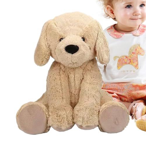 Dottduya Hund Stofftier,Plüsch-Welpenpuppe,Weiches Plüsch-Hundefigur-Spielzeug für Kinder - Plüschtiere umarmendes Tierspielzeug, Bezauberndes Tierpuppenspielzeug für, Mädchen, Kinder, Erwachsene von Dottduya