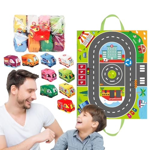 Dottduya Kinderspielmatte,Spielspielmatte Kinder | Soft Game Pad Sensorisches Stoffbuch-Set | Interaktive Vorschulaktivitäten für Nichte, Mädchen, Tochter, Sohn, Neffe von Dottduya