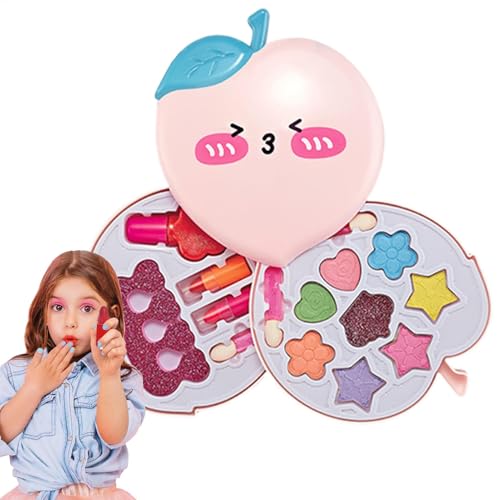 Dottduya -Make-up-Set, Play Makeup | Princess Toys Echtes Kosmetikset,Make-up-Spielzeug für Mädchen, Make-up-Sets für Mädchen, Prinzessinnen-Kosmetik-Sets für Kleinkinder, Make-up-Spielzeug von Dottduya