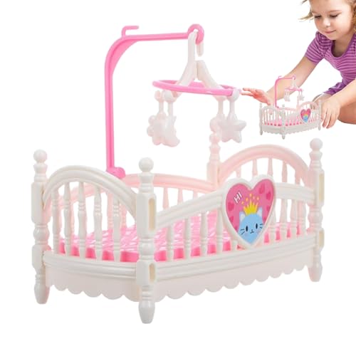 Dottduya Puppenhaus Schlafzimmermöbel - Kleines Kinderbett,Cartoonartige Spielaccessoires Für Kinderzimmer Deko Familien Spielzimmer Fotografie Dottduya Puppenhaus Schlafzimmermöbel - Kleines Kinderbett,Cartoonartige Spielaccessoires Für Kinderzimmer Deko Familien Spielzimmer Fotografie von Dottduya