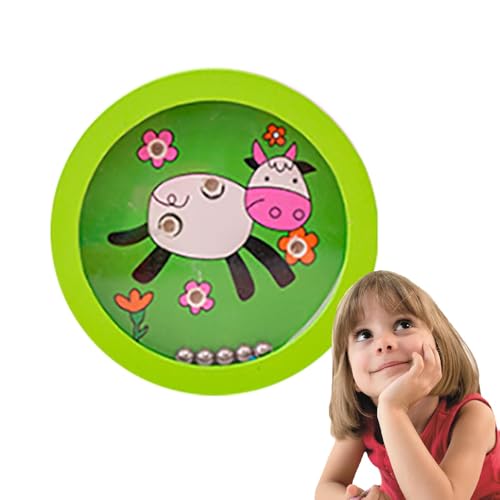 Dottduya Puzzlebälle für Kinder, Labyrinthspiel | Hölzernes Labyrinthball-Cartoon-Zappelpuzzle - Kugellabyrinth-Spielzeug, rundes Kugellabyrinth für, Mädchen, Geburtstag, Klassenzimmerpreis von Dottduya