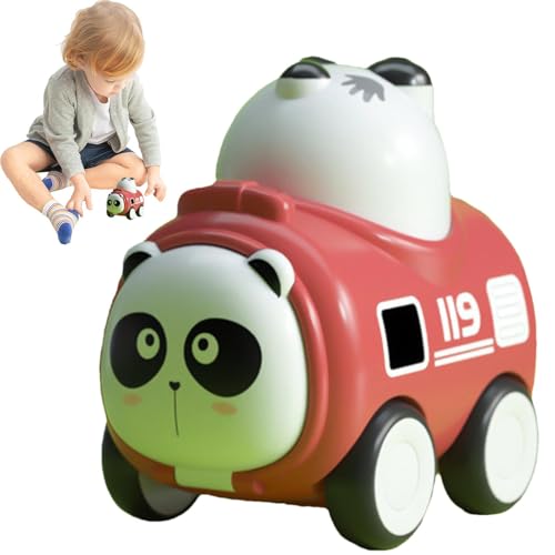 Dottduya Rückziehauto für Kleinkinder, Press-and-Go-Autospielzeug,Tier-Trägheits-Spielzeugauto, lustiges -Autospielzeug - Press Pull Back Toy Innovative Rückzugsfahrzeuge für Kinder, und von Dottduya