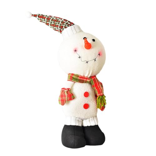 Dottduya Schneemann-Stofftier,Weihnachts-Stoffschneemann,Niedliche Schneemann-Puppen-Weihnachtsdekorationen - Weihnachts-Plüsch-Schneemann-Puppe, Tischdekoration, Schneemann-Ornamente für Zuhause, von Dottduya