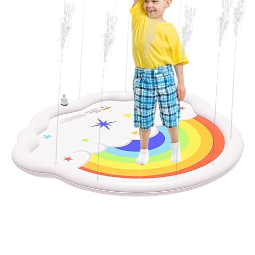 Dottduya Wassermatte Für Kinder - PVC Wasserspielmatte Für Kinder Outdoor | Interaktives Faltbares Wasserspielzeug Für Rasenfläche Außenbereich Und Pool Dottduya Wassermatte Für Kinder - PVC Wasserspielmatte Für Kinder Outdoor | Interaktives Faltbares Wasserspielzeug Für Rasenfläche Außenbereich Und Pool von Dottduya