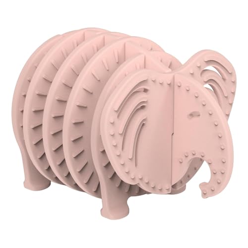 Silikon-Puzzle-Spielzeug, Silikon-Puzzle für Kinder | Ineinandergreifendes 3D-Elefant-Puzzle aus Silikon,Pädagogische Vorschulspiele, Lernhilfen für Hand-Auge-Koordination und Feinmotorik von Dottduya