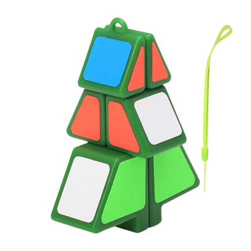 Weihnachtsbaum-Puzzle, Cube Fidget | Weihnachtsbaumform Speed ​​Cube 1X2X3 Weihnachtsbaumwürfel - Weihnachtsbaum-Dekorations-Puzzle, Schlüsselanhänger, Weihnachtsbaum, Speed-Baum-Puzzle von Dottduya