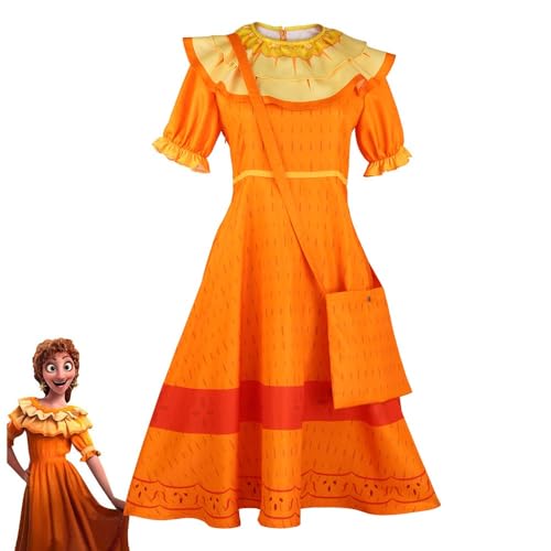 Double Villages Unisex-Kostüm, Mirabel-Kleid, Isabela Madrigal, Prinzessinnenkleid, Outfits für Mädchen und Frauen (Pepa, XS) von Double Villages