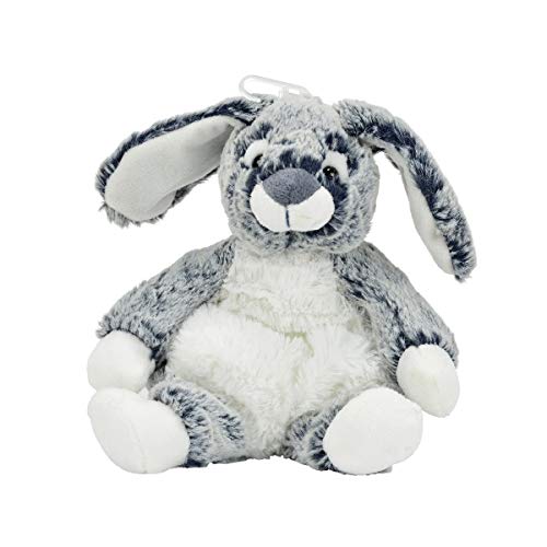 Nicotoy Kuscheltier Hase Plüsch dunkelgrau 25 cm von Doudou Malin