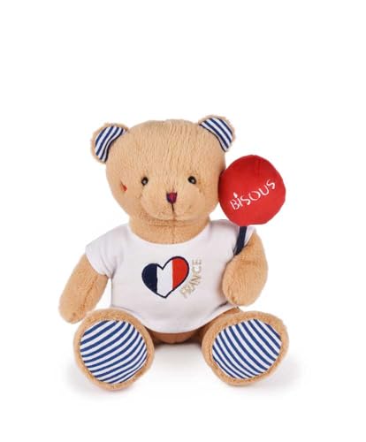 Der Bär Küsse mit Ballon – 25 cm Der Bär Küsse mit Ballon – 25 cm von Doudou et Compagnie