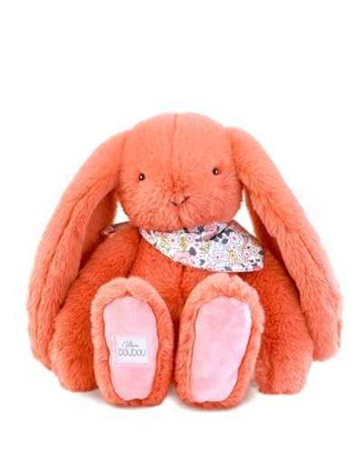 Doudou et Compagnie - Kaninchen Fleurette Terracotta 35 cm – ultraweiches Plüschtier Terracotta Rosa für Baby – Kuscheltier Kaninchen Unisex ab der Geburt – Geschenk zur Geburt – DC4303 Doudou et Compagnie - Kaninchen Fleurette Terracotta 35 cm – ultraweiches Plüschtier Terracotta Rosa für Baby – Kuscheltier Kaninchen Unisex ab der Geburt – Geschenk zur Geburt – DC4303 von Doudou et Compagnie