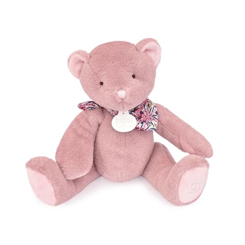 Doudou et Compagnie - Der Kuschelbär – Plüschbär Rosa – für Kinder ab der Geburt – 25 cm – beruhigend und beruhigend – weicher Begleiter mit elegantem Schal – Kuscheltier – DC4161 Doudou et Compagnie - Der Kuschelbär – Plüschbär Rosa – für Kinder ab der Geburt – 25 cm – beruhigend und beruhigend – weicher Begleiter mit elegantem Schal – Kuscheltier – DC4161 von Doudou et Compagnie
