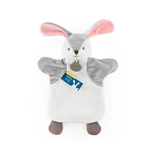 Doudou et Compagnie - DC4008 Kuscheltier mit Handpuppe, Kaninchen von Doudou et Compagnie