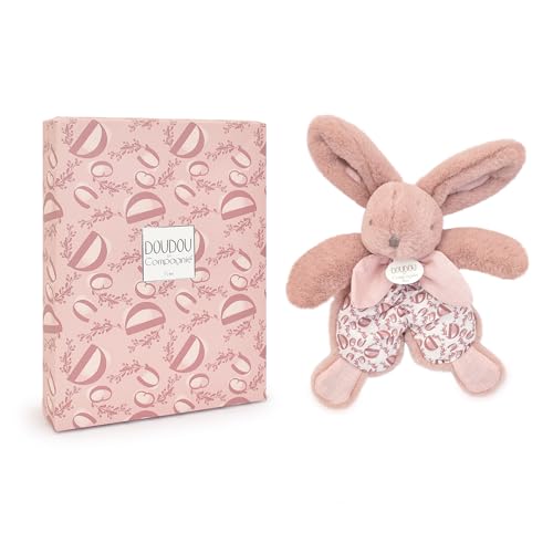 Doudou et Compagnie - Kuscheltier Hase – Rosa – 18 cm – für Kinder Mädchen und Jungen ab der Geburt – inklusive Geschenkbox – DC4153 Doudou et Compagnie - Kuscheltier Hase – Rosa – 18 cm – für Kinder Mädchen und Jungen ab der Geburt – inklusive Geschenkbox – DC4153 von Doudou et Compagnie