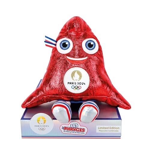 Doudou et Compagnie - Offizielles Maskottchen Olympische Spiele – Limitierte Edition 2024 Plüschtiere 29 cm – Olympische Spiele Paris 2024 – Plüsch Phryge – JO2428 von Doudou et Compagnie