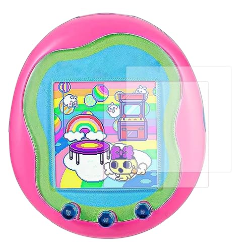 Schutzfolie Kompatibel Für Tamagotchi Uni, Folie Folien Displayschutzfolie Für Tamagotchi Uni, HD Klar Flexible PET Displayschutzfolie,Für Tamagotchi Uni Elektronisches Haustier[2 Stück] von Doukesh