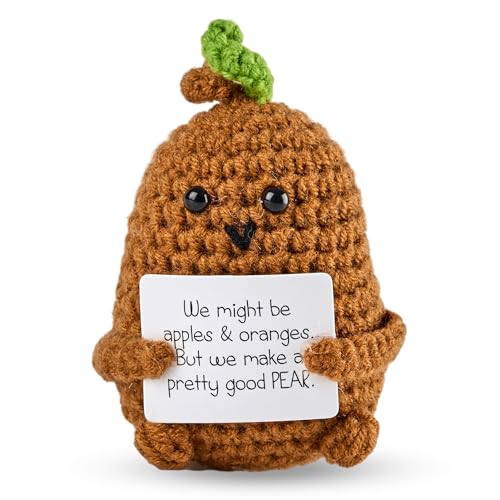 Positive Potato,Positive Kartoffel Geschenke für Freund Geschenke für Freundin Motivationsgeschenke Kreative Strickwolle Puppe für Frauen, Abschiedsgeschenk Kollegen, Beste Freundin Geschenke von Douthfolle