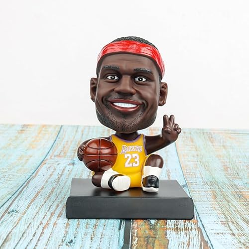 Doyomtoy Basketball-Star Wackelkopf-Figuren, NBA-Basketball-Stars, Kobe, Curry, James, Durant, Harden, Iverson, Autoschmuck, Zimmerschmuck. von Doyomtoy