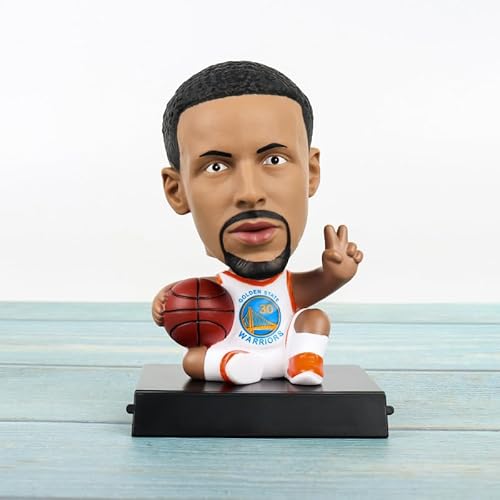 Doyomtoy Basketball-Star Wackelkopf-Figuren, NBA-Basketball-Stars, Kobe, Curry, James, Durant, Harden, Iverson, Autoschmuck, Zimmerschmuck. von Doyomtoy