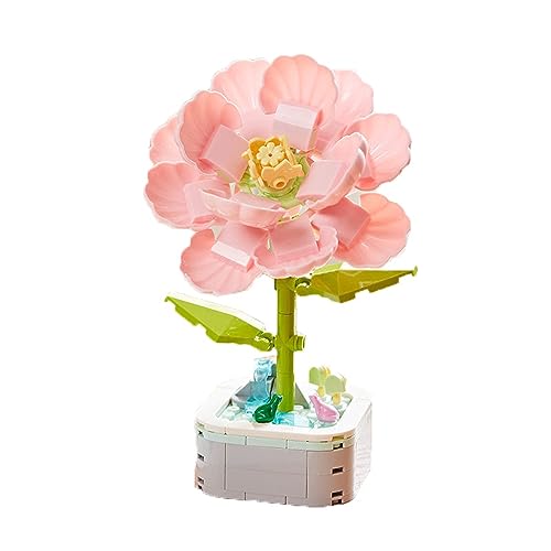 Doyomtoy Bonsai-Pflanzen-Bausatz, 142-teiliger Sonnenblumenstrauß, Mini-Baukasten, kreativer DIY-Kunstblumen-Baukasten, Geschenke für Kinder und Erwachsene. von Doyomtoy