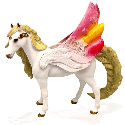 Doyomtoy Einhorn Spielfigur Meereseinhorn Familie,Regenbogeneinhorn,Mythische Pegasus Einhorn Modell Magische Energie Kreatur Solide Farbige Einhorn Doyomtoy Einhorn Spielfigur Meereseinhorn Familie,Regenbogeneinhorn,Mythische Pegasus Einhorn Modell Magische Energie Kreatur Solide Farbige Einhorn von Doyomtoy