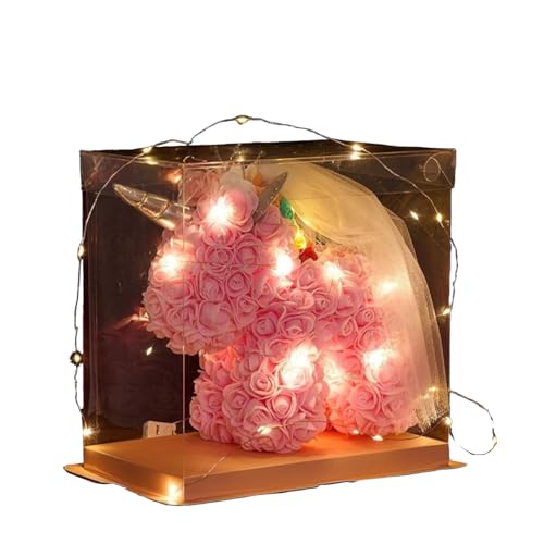 Doyomtoy Einhorn Spielzeug, Ewige Blume Set, Rosen Kreative Dekoration, Geburtstagsgeschenke, Dekorationen, Sammlerstücke Doyomtoy Einhorn Spielzeug, Ewige Blume Set, Rosen Kreative Dekoration, Geburtstagsgeschenke, Dekorationen, Sammlerstücke von Doyomtoy