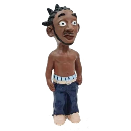 Doyomtoy Rap Star Cool Hip Hop Legends Resin Ornaments, Car or Desktop Statues,for Cake Topper, Living Room, Office, Guy Doll Rapper 2Pac, Shakur, Pac, Snoop… von Doyomtoy