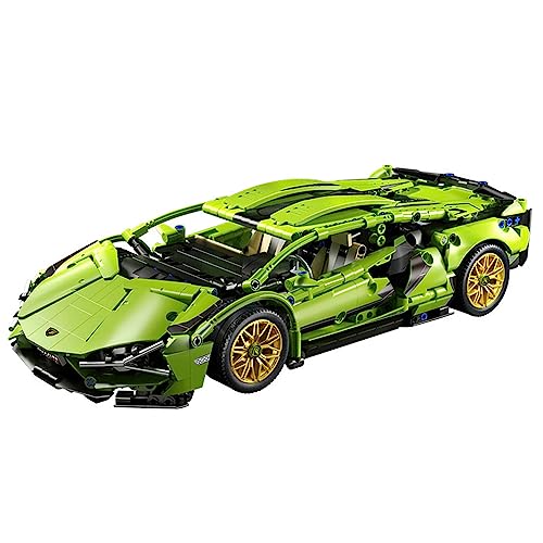 Doyomtoy Super Sports Car Building Blocks Set, Auto-Bauspielzeug im Maßstab 1:14 Racing Car Collectable Model, für Jungen ab 8 Jahren, Erwachsene (1280 Teile)… von Doyomtoy