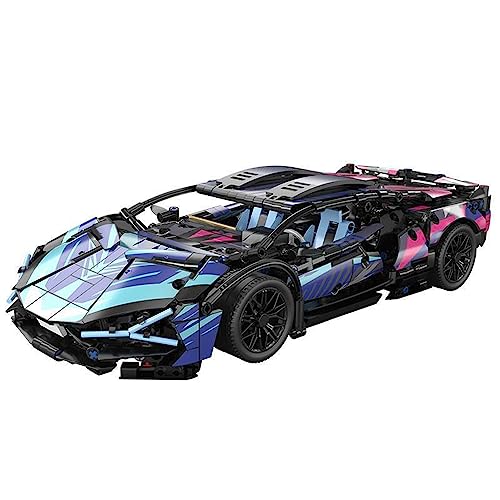 Doyomtoy Super Sports Car Building Blocks Set, Auto-Bauspielzeug im Maßstab 1:14 Racing Car Collectable Model, für Jungen ab 8 Jahren, Erwachsene (1314 Teile)… B0C9HWB3JP von Doyomtoy