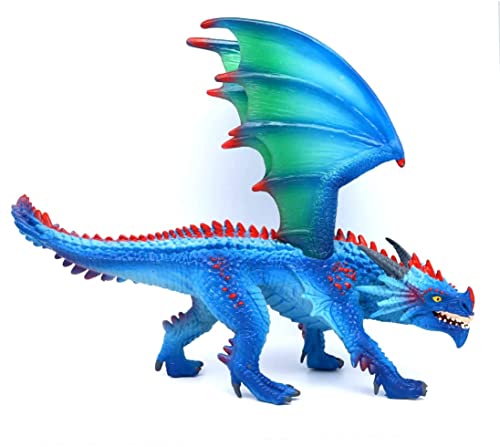 Doyomtoy Warcraft Blauer Drache, Warcraft Blauer Drache Spielzeug Kinder Spielzeug-Action-Figur -Kindergeburtstagsgeschenke von Doyomtoy