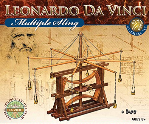 EDU-TOYS Leonardo da Vinci Multi-Schleuder Modell Bausatz von Doyusha