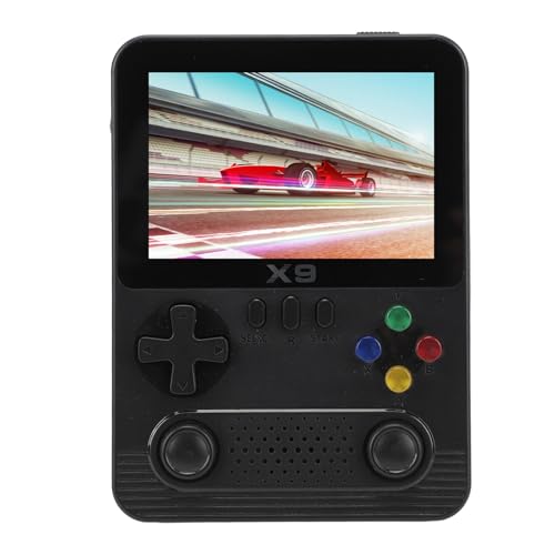 Dpofirs Pocket Video Handspielkonsole, Retro Handspielkonsole mit 3,5 Zoll IPS Bildschirm, Unterstützt 2 Spieler, 6000 mAh Akku (Black) von Dpofirs