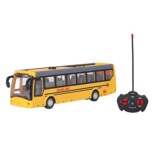 Dpofirs RC Schulbus, RC Truck Ferngesteuerter Bus Auto Elektronische Fahrzeuge Hohe Simulation Alle Richtungen Fahren Wiederaufladbarer RC Schulbus Autos Spielen Spielzeug für von Dpofirs