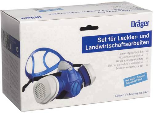 Dräger Lackierset X-plore 3300 in Größe M R57793 Atemschutz Halbmasken-Set Größe: M von Dräger