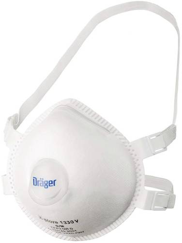 Dräger X-plore 1330V FFP3 3951217 Atemschutz Einweghalbmaske FFP3 5 St. EN 149:2001, EN 149:2009 DI von Dräger