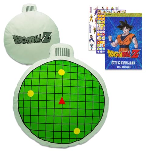 Dragon Ball Z Kinderkissen – Packung mit Dragon Ball Z Radarkissen mit Sound für Jungen und Mädchen plus Dragon Ball Z Aufkleber | Drachenballkissen von Dragon Ball Z