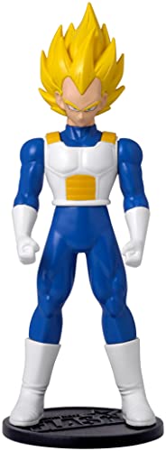 BANDAI 37215 Anime,Dragon Flash Series 4" SS Vegeta, blau, S von BANDAI