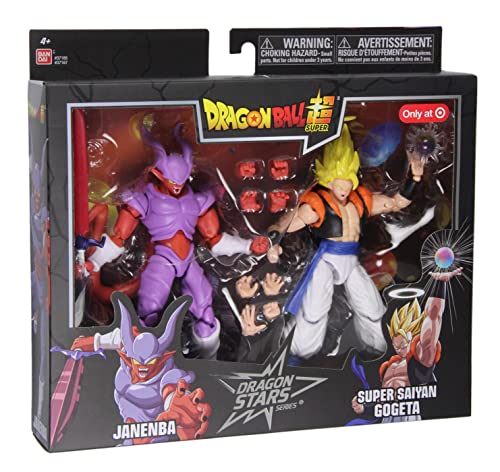 Dragon Ball Super Dragon Stars Serie Janenba VS Super Saiyan Gogeta Actionfiguren, 2 Stück von Dragon Ball