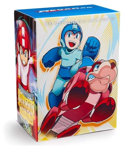 Arcane Tinmen 16003 - Dragon Shield: Sleeves Classic – Mega Man & Rush (100) von Dragon Shield