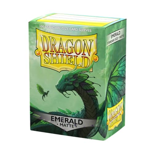Dragon Shield Hülsen, matt, Standardgröße, 100 Stück, Smaragd Dragon Shield Hülsen, matt, Standardgröße, 100 Stück, Smaragd von Dragon Shield