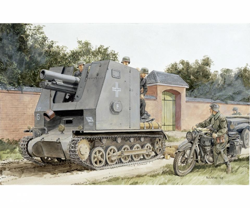 15cm s.IG.33(Sf) a.Pz.Kpfw.I Ausf.B von Dragon